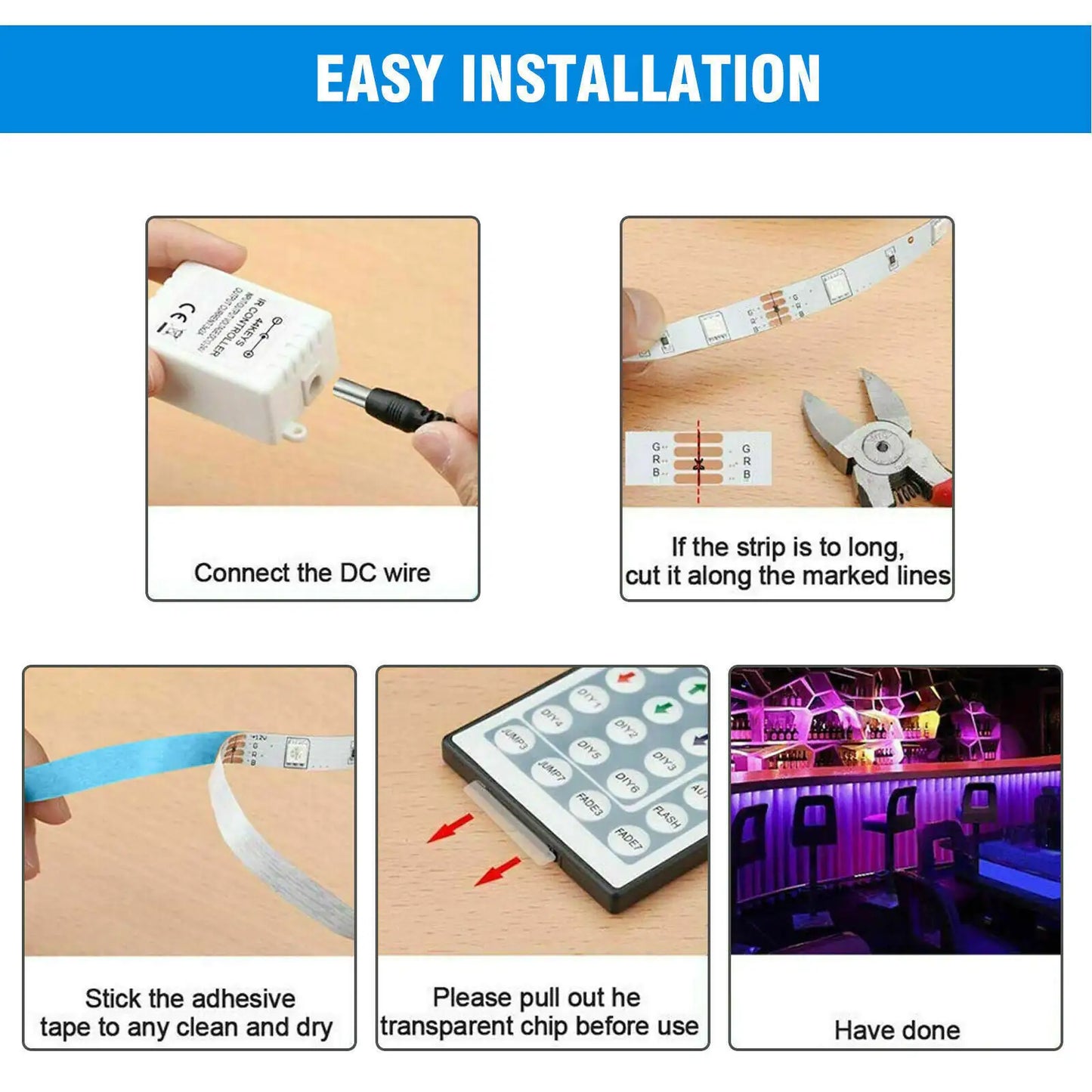 16FT Ft LED Strip Lights